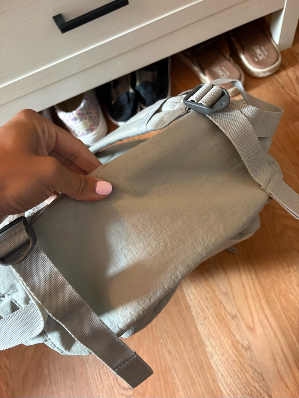 adidas Stone Gray Casual Daypack - Picture 4 of 5
